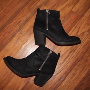 Black H&M booties